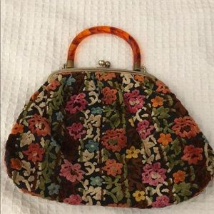 Vintage carpet bag